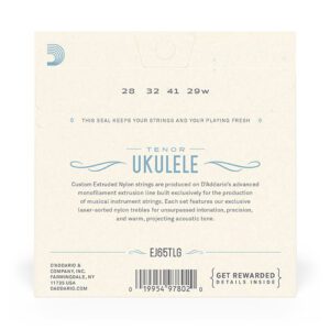 Alternative view of D'Addario EJ65TLG Low G Ukulele - Nylon