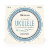 D'Addario EJ99TLG Low G Ukulele, Carbon