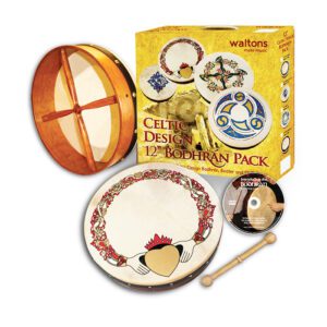 Waltons 12" Bodhran Pack Claddagh