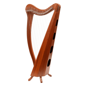 Alternative view of Celtic Harp Ard Ri 36 strings Mahogany