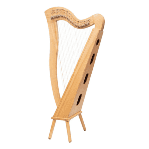 Alternative view of Celtic Harp McHugh 27 strings Ashwood