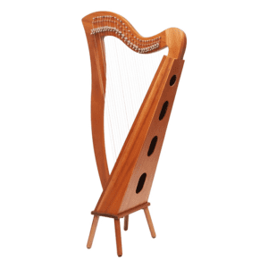 Alternative view of Celtic Harp McHugh 27 strings Mahogany