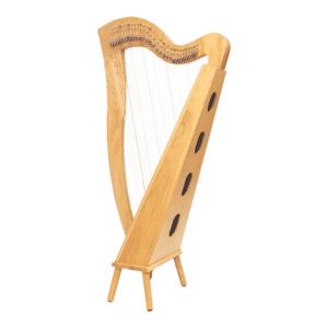 Alternative view of Celtic Harp McHugh 29 strings Ashwood