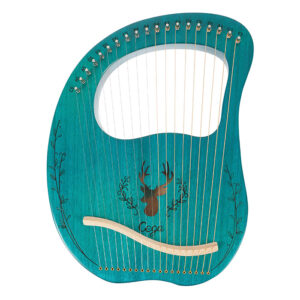 CG Lyre Harp - 19 Strings Blue