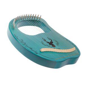 Alternative view of CG Lyre Harp - 19 Strings Blue