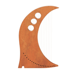 Alternative view of CG Lyre Harp - Crescent Moon