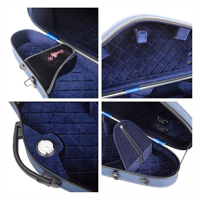 Aileen Violin Hard Case - Grey - Image 5