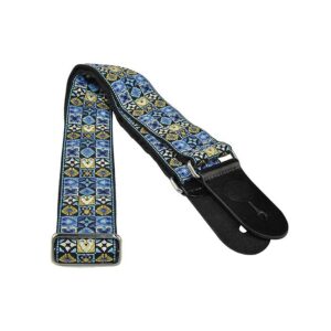 Alternative view of Guitar Strap Blue Mosaic