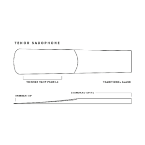 Alternative view of Rico Tenor Saxophone Reeds