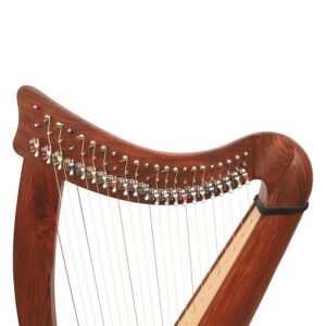 Alternative view of Celtic Harp Busker 22 strings Rosewood