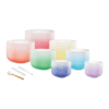 Meinl Colour Crystal Singing Bowls Chakra Set