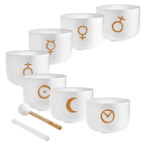 Meinl Crystal Singing Bowls Planetary Set