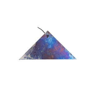 Alternative view of Grotta Sonora Titanium Triangular Chimes