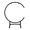 Sela Table Gong Stand 24