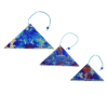 Grotta Sonora Titanium Triangular Chimes Set