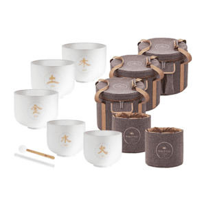 Alternative view of Meinl TCM Crystal Singing Bowl Set