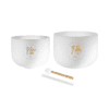 Meinl TCM Crystal Singing Bowl Ying & Yang Set