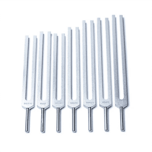 Alternative view of Tuning Fork Chakra Set Unweighted