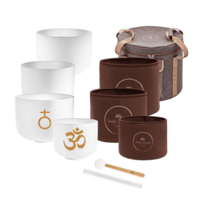 Meinl 4-piece Om Crystal Singing Bowl Set