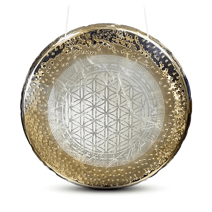 Mirror Gong Flower of Life 70cm